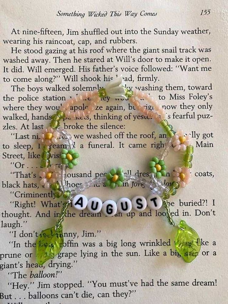 Customisable Fairycore Y2K Word Bracelet