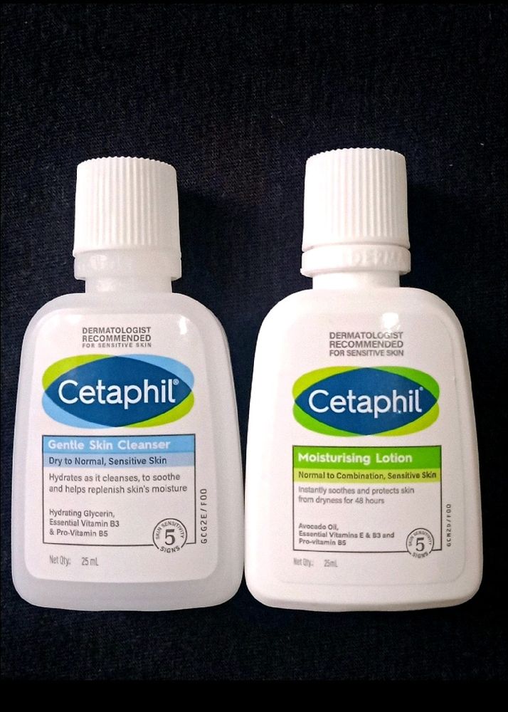 Cetaphil Gentle Skin Cleanser & Moisturizer Combo