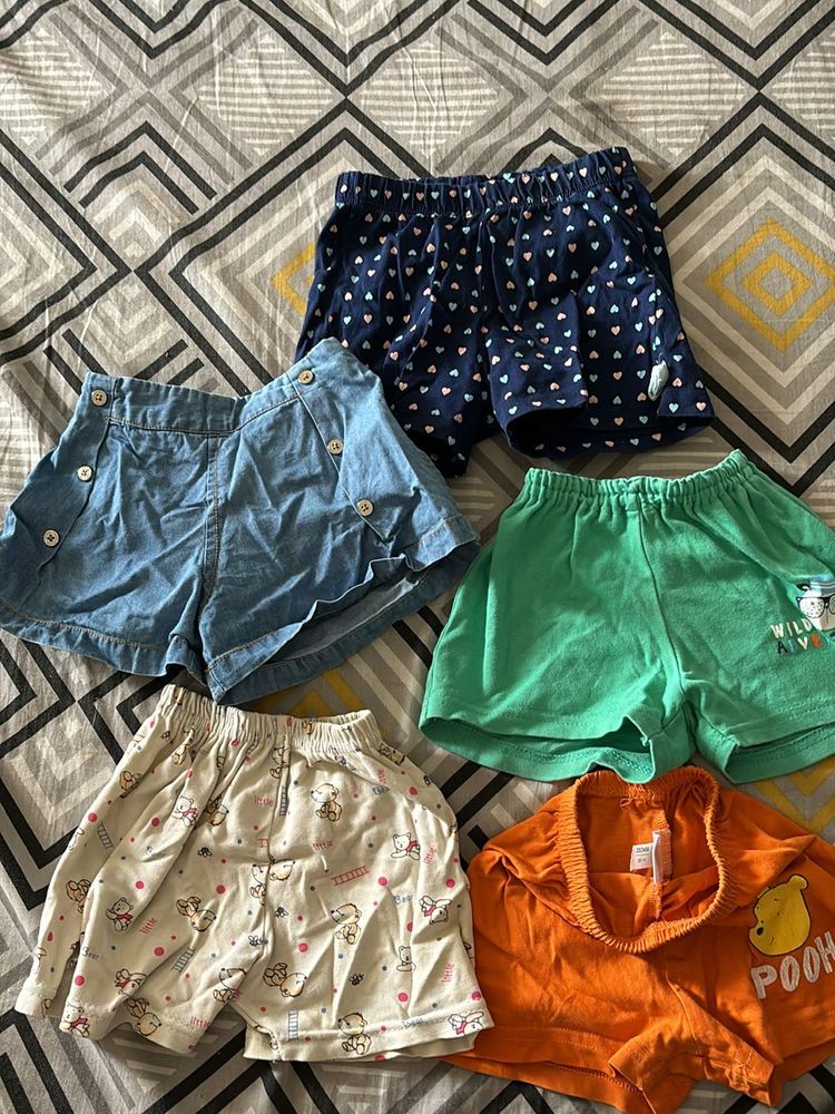 5 Pair Of Shorts / Underwear For Baby