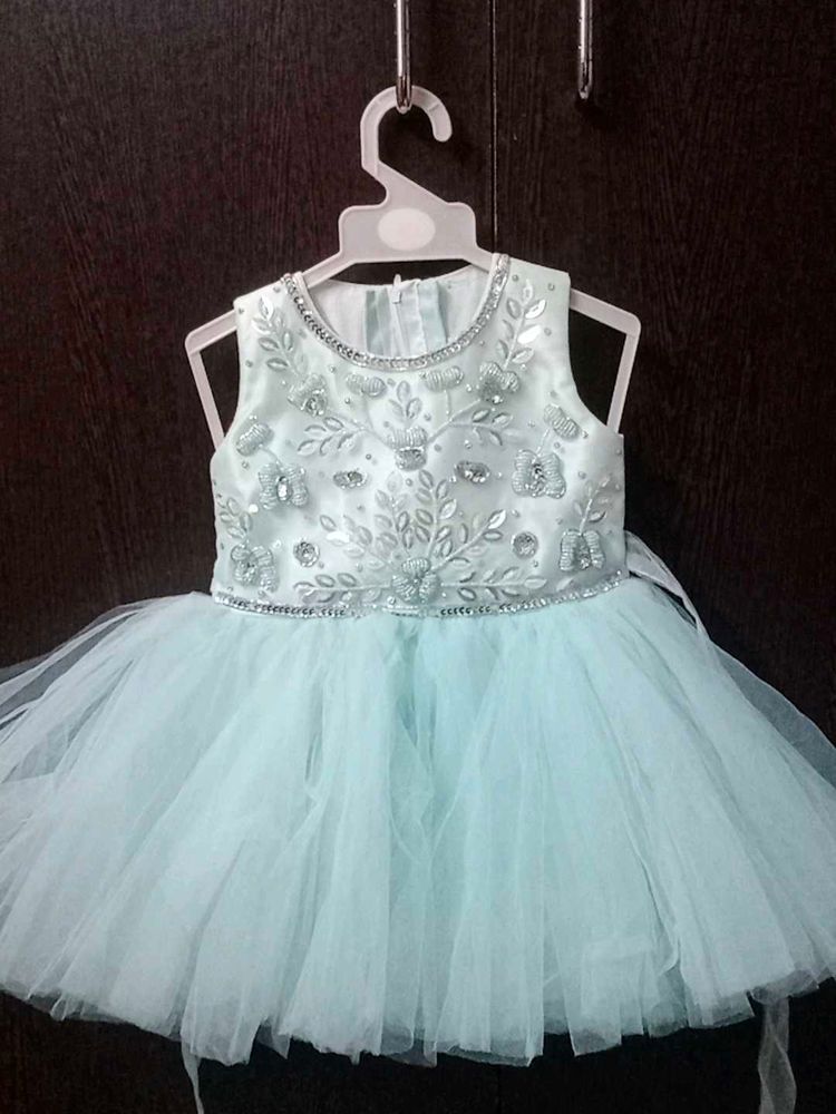 Sky Blue New Frock