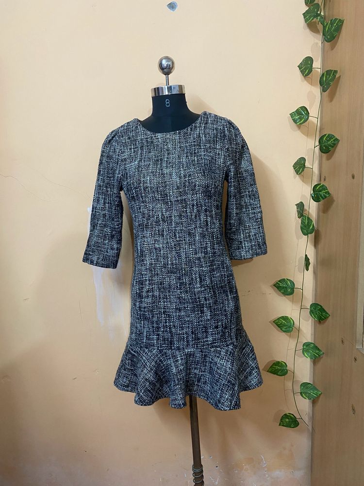 Korean Tweed Dress