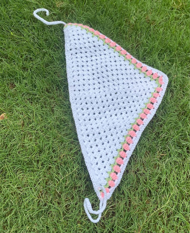 Crochet Bandana Scarf