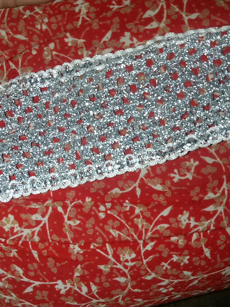 Silver Lace and Fabric Free 😀