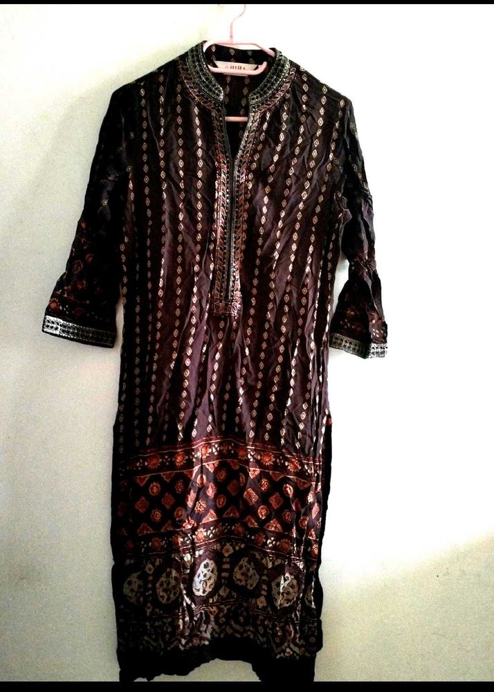 Biba Kurta + Bottom Set