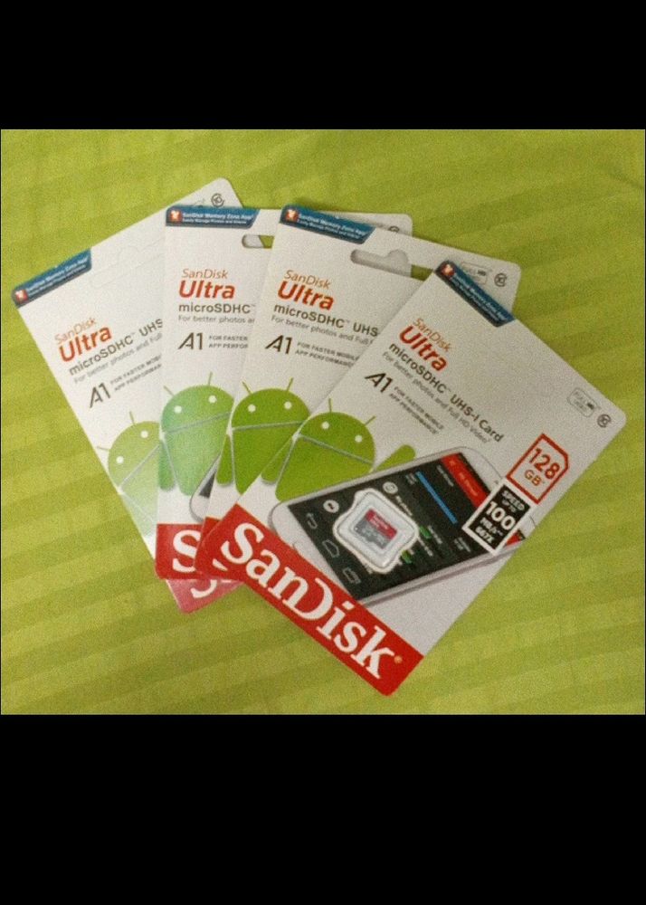 SanDisk Ultra 128gb Memory Card Pack Of 4 Original