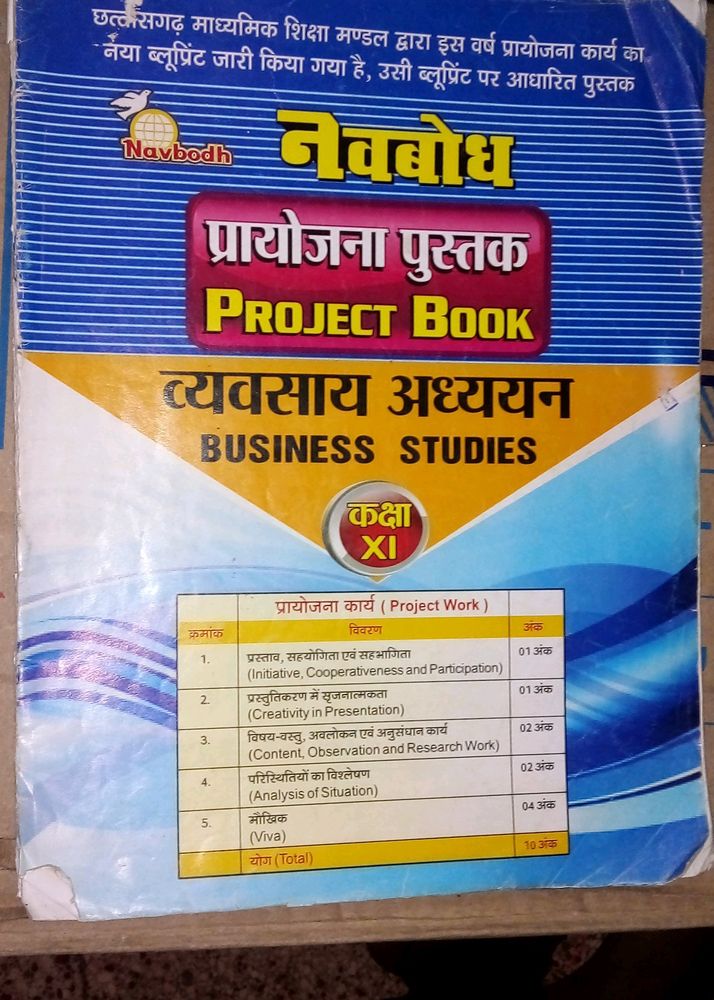 11th Business Studies Project Book