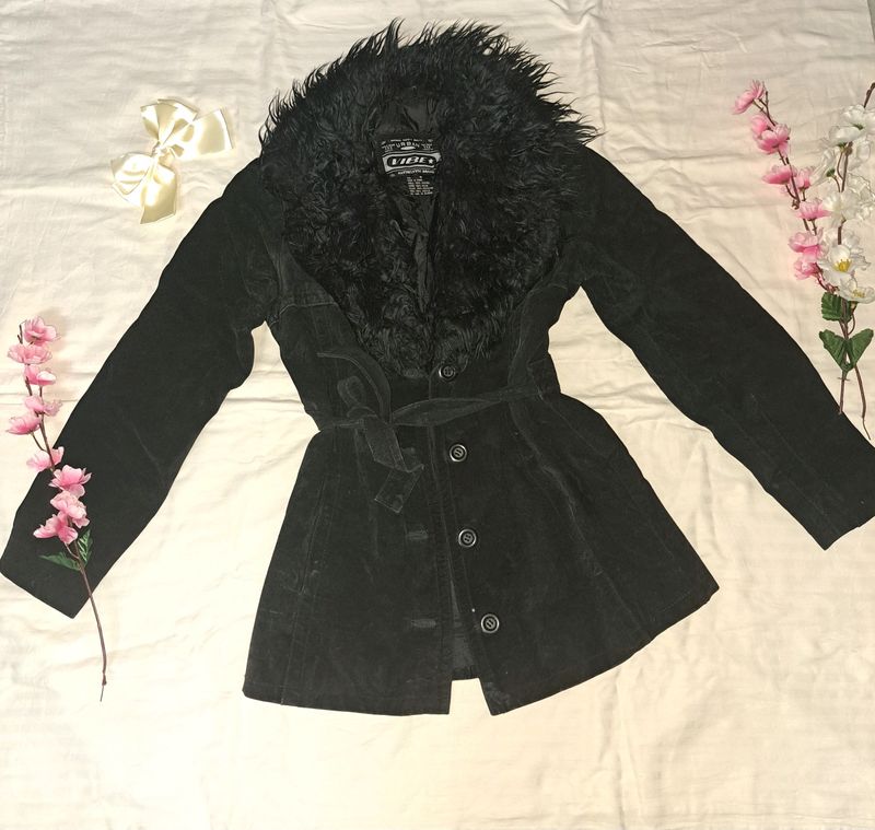 Korean Faux Fur Luxury Coat