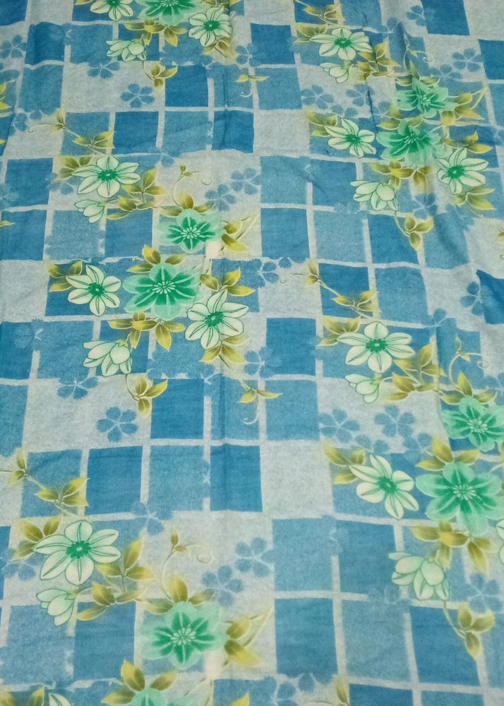 Single Bed Sheet Flower Design In New Condition