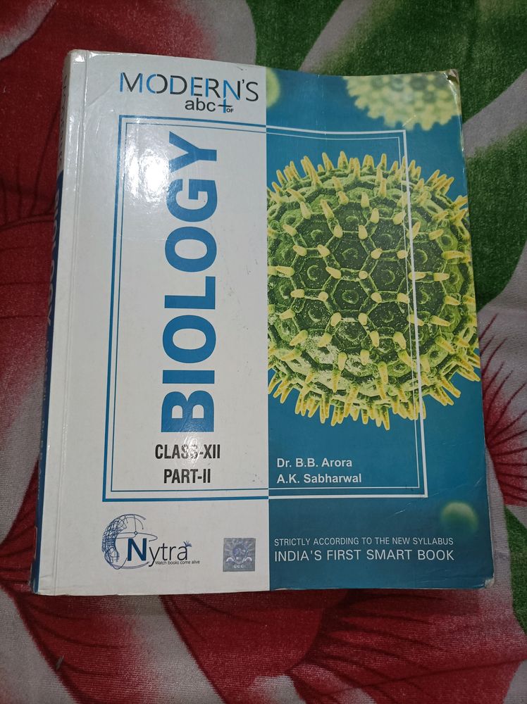 Biology Book for Class - 12