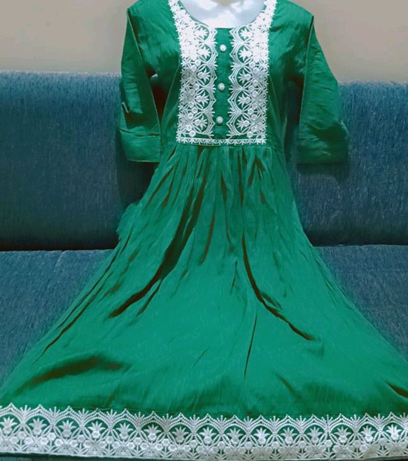 2 Kurti Combo Green Maroon