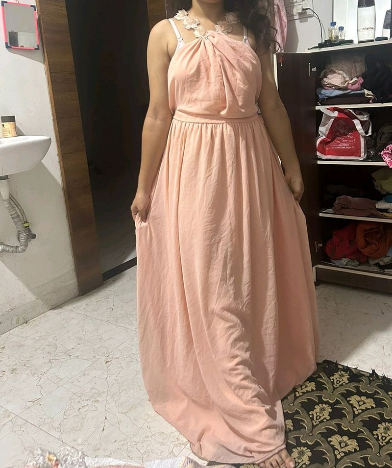 Rose Belt Gown