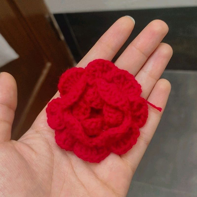 Rose Crochet Patch