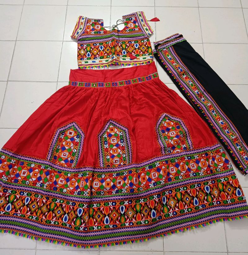 New Red Chanya Choli