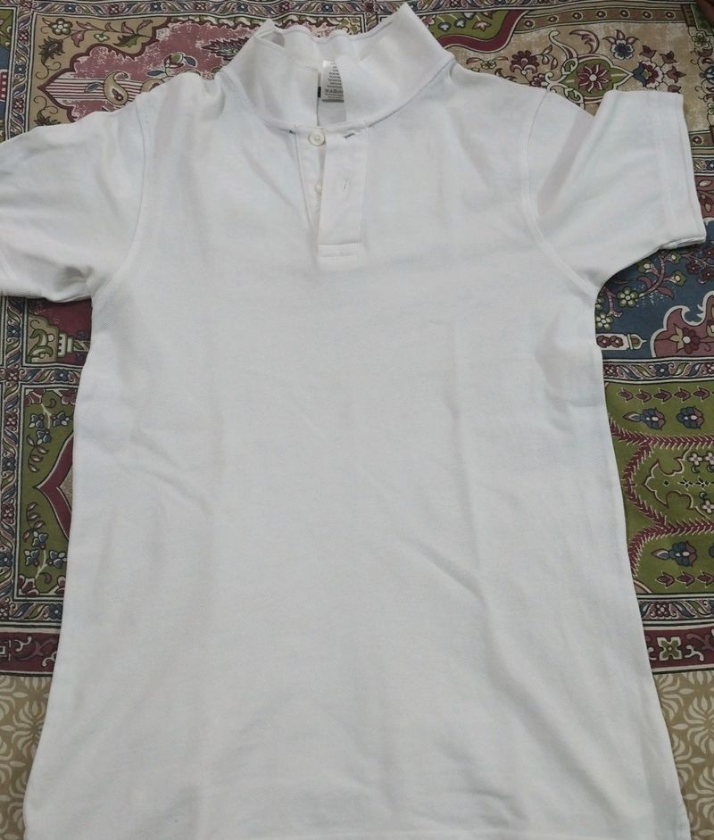 Boys White T-shirt