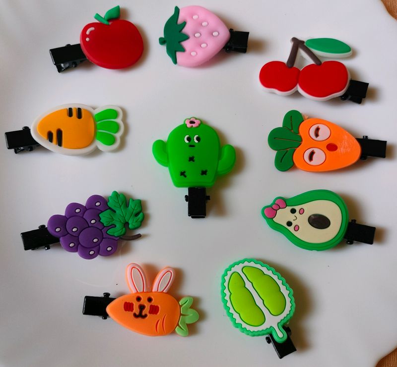 Fruit Hair Clips..