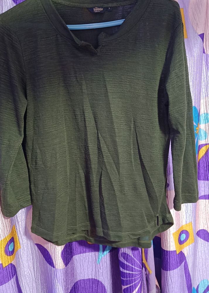 Olive Colour Top