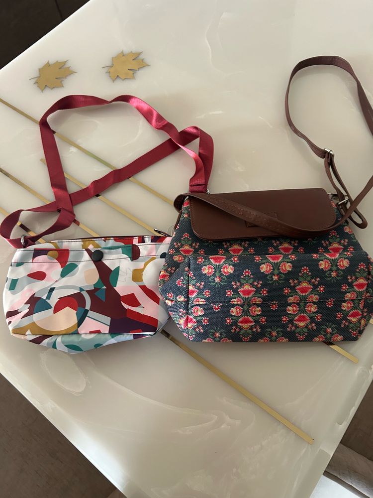 Combo Of Two Sling  Bags