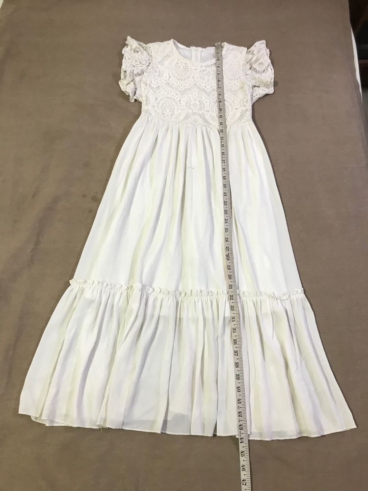 Offwhite Dress For Teenage Girls (Bust- 28/30)