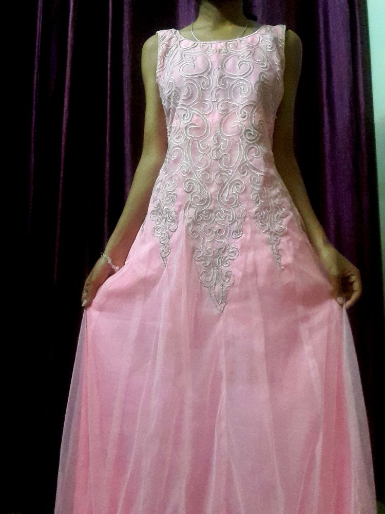 Rose Color Gown