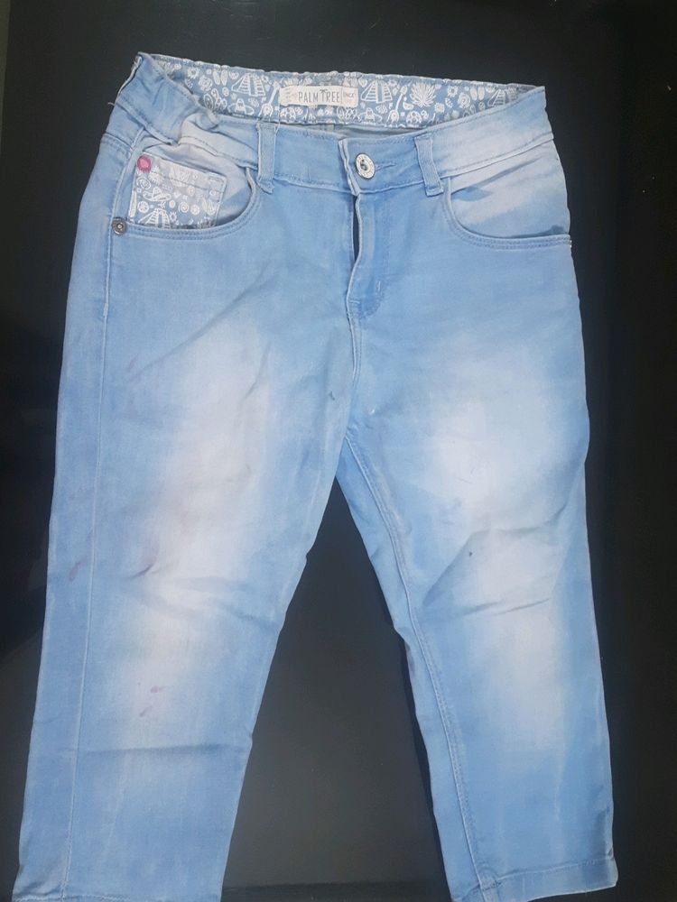 Kids 3 Quarter Jeans