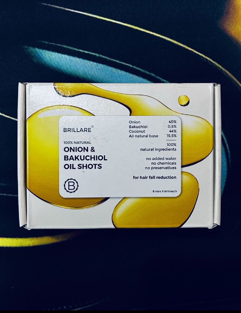 Brillare 100% Original Onion & Bakuchiol oil shots