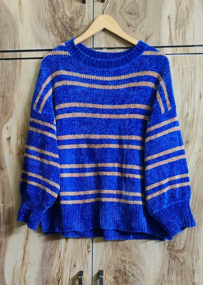 Navy Blue Baggi Sweater Size-46