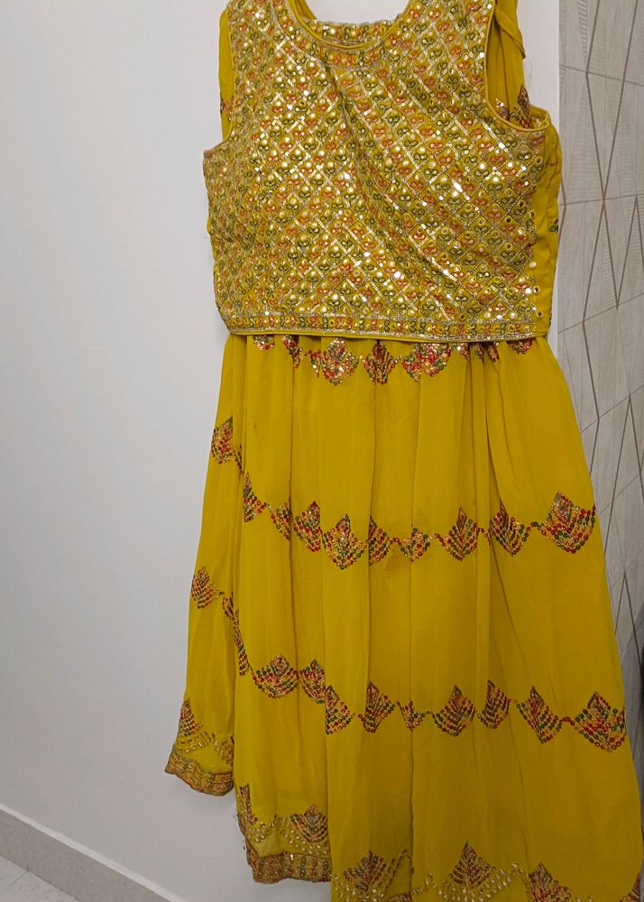 Haldi Designer Lehenga Choli Set