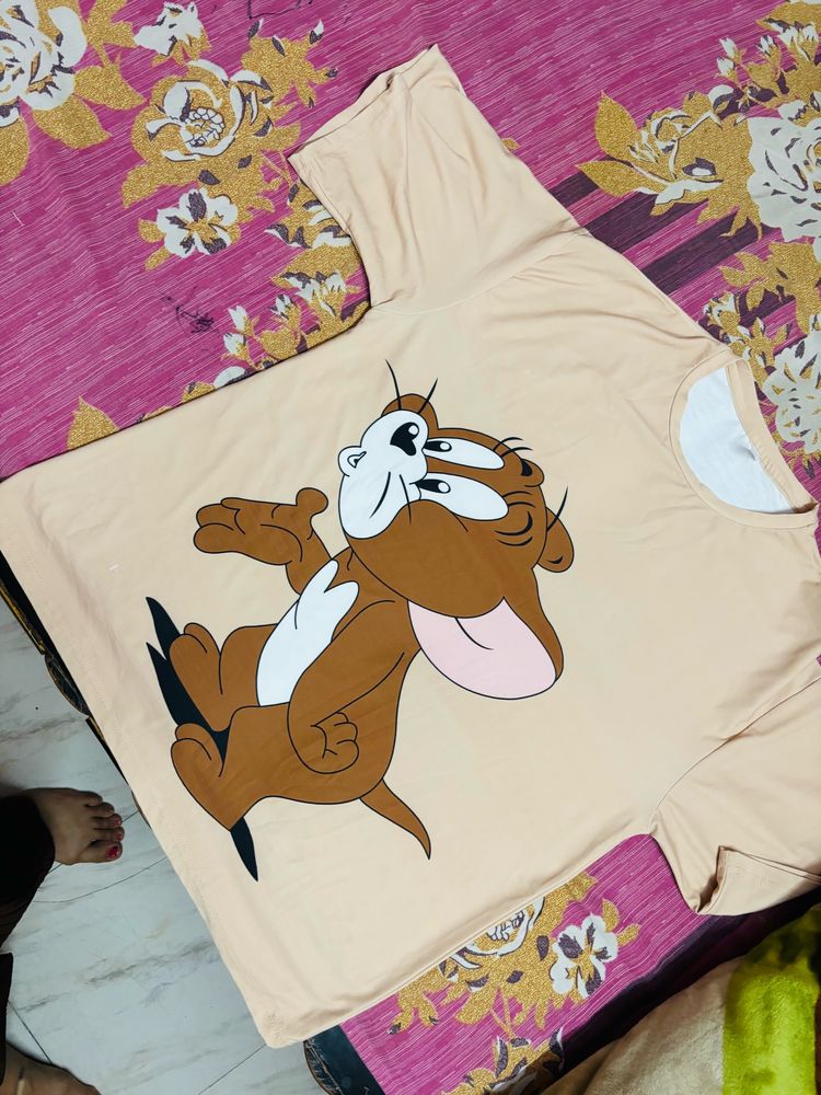 Tom And Jerry Oversized Tshirt