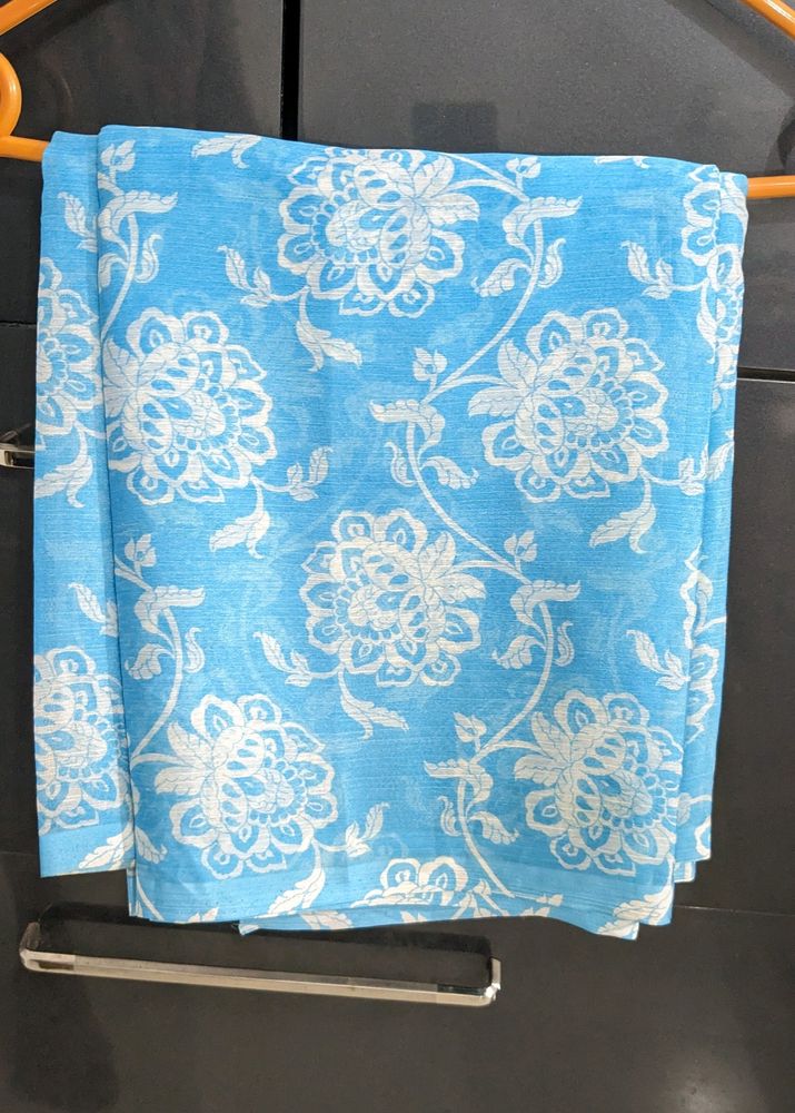 Blue Colour Garden Saree