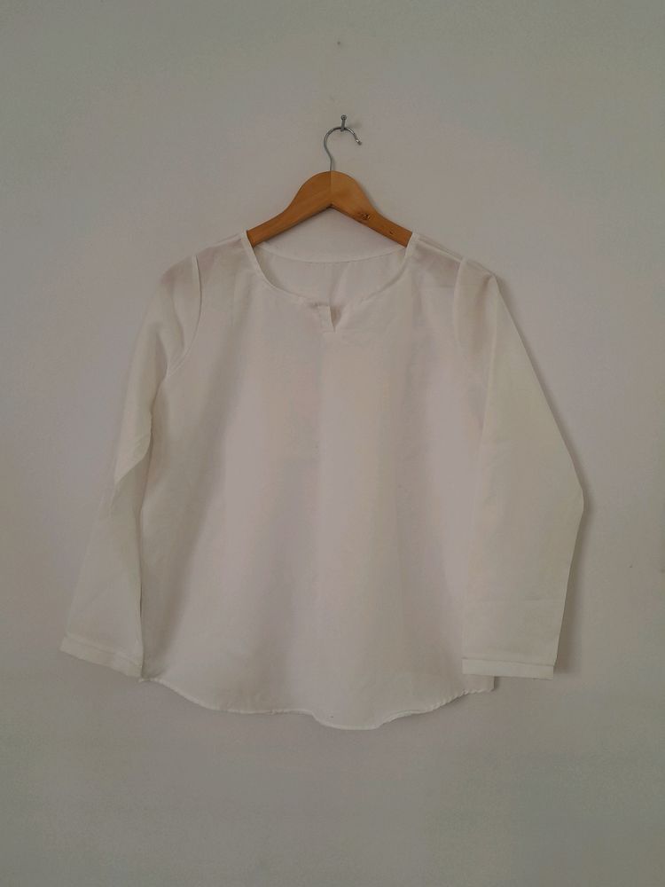 White Casual Top (Women's)