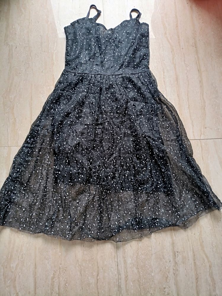 Glitter Black Dress
