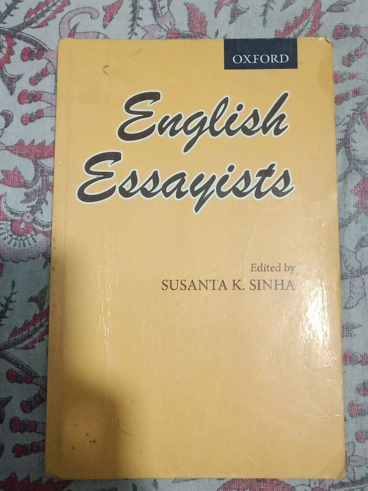 English Essayists , Edited By, Susant K. Sinha