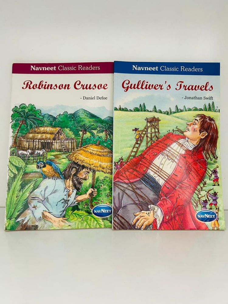 Robinson Crusoe + Gulliver’s Travels Books Combo