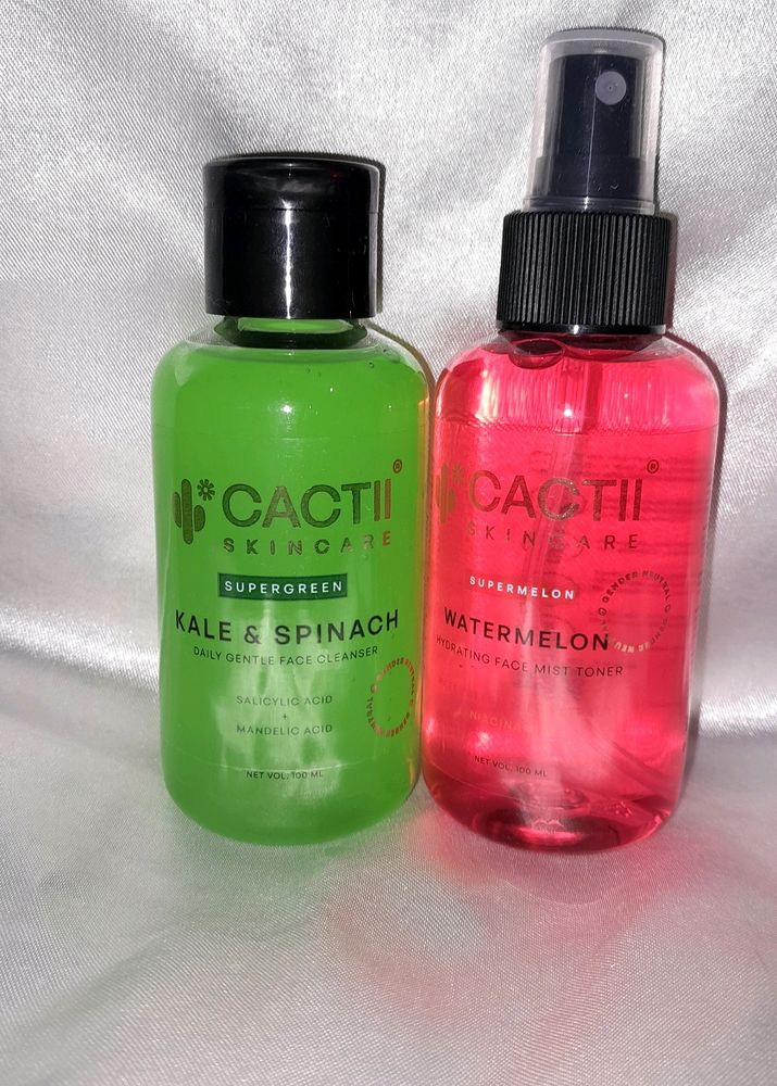 Cactii Skincare- Face Cleanser and Mist/Toner