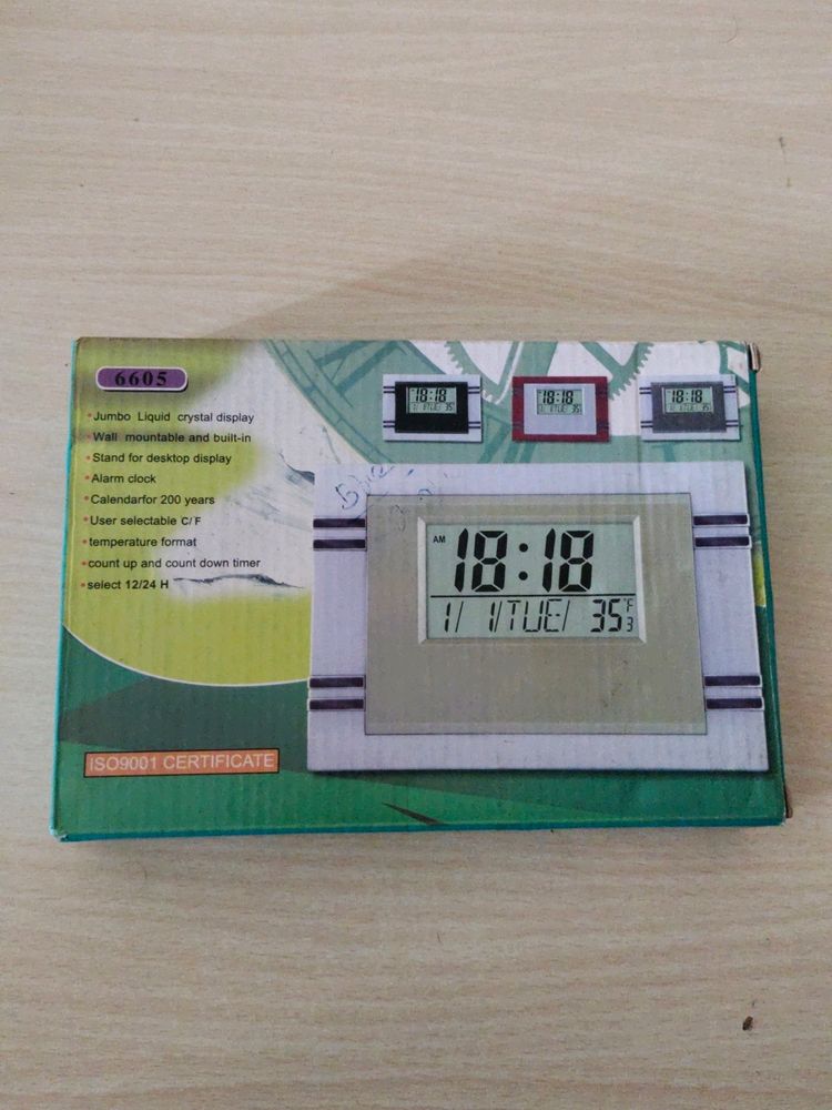 Brand New Jumbo LCD Clock