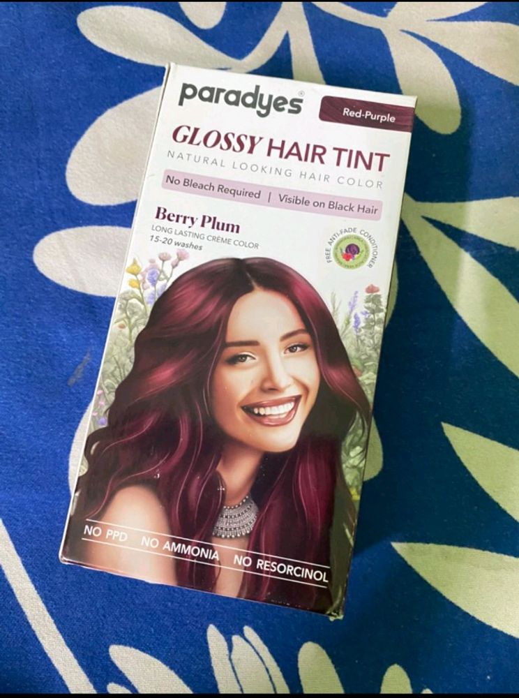 berry plum bird's of paradyes hair colour