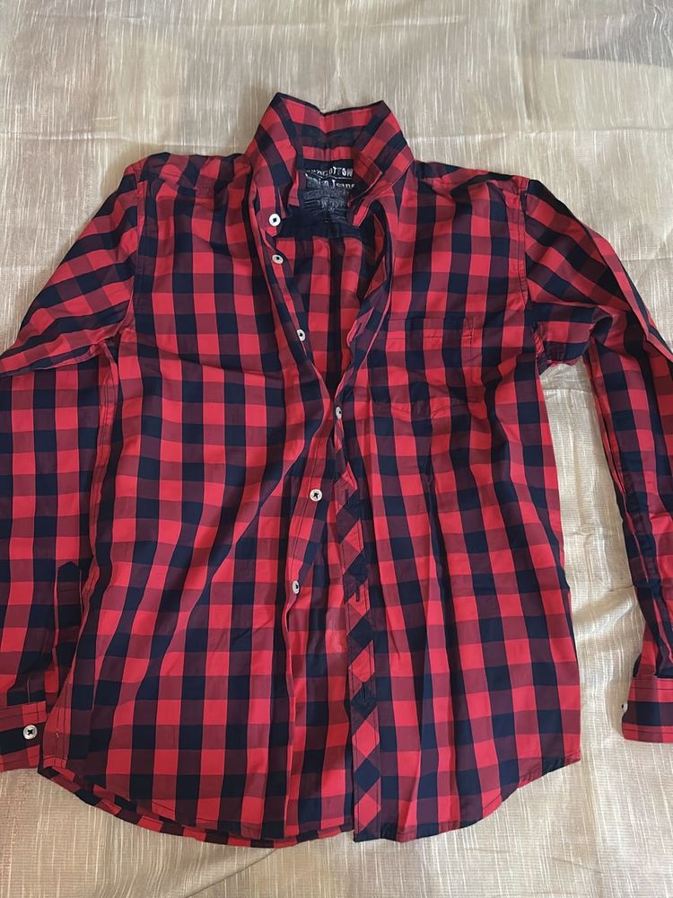 Checked Shirt❤️🖤