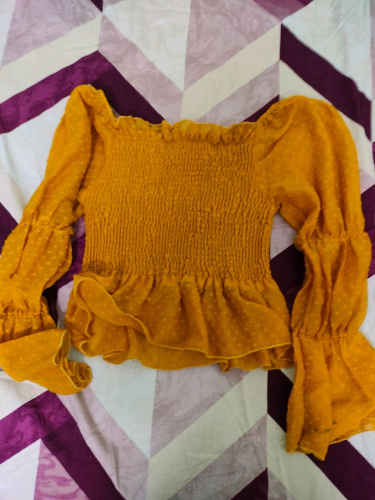 Mustard Yellow Top