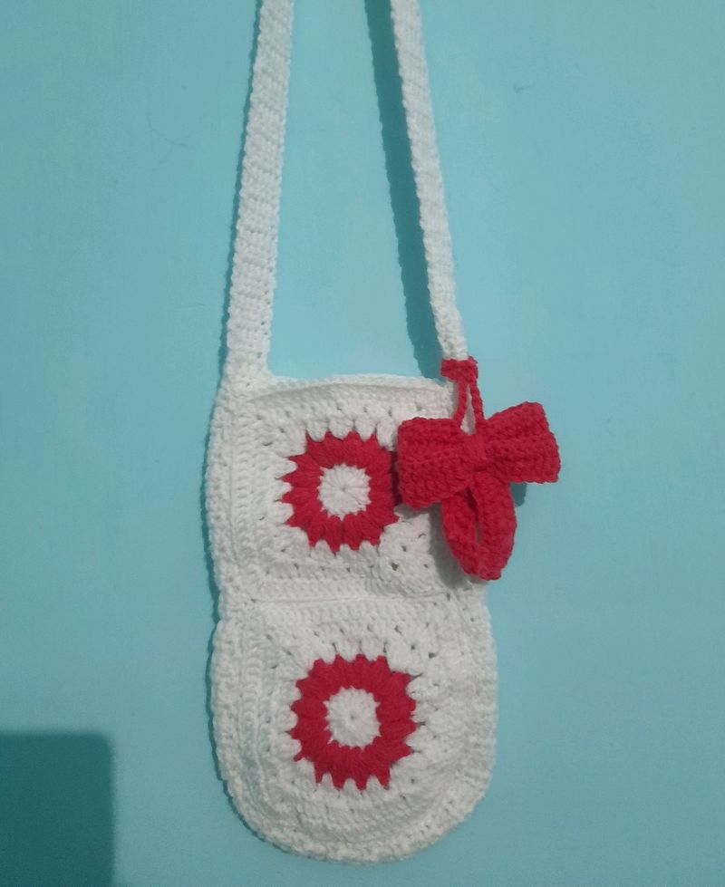 Crochet sling Bag🎀