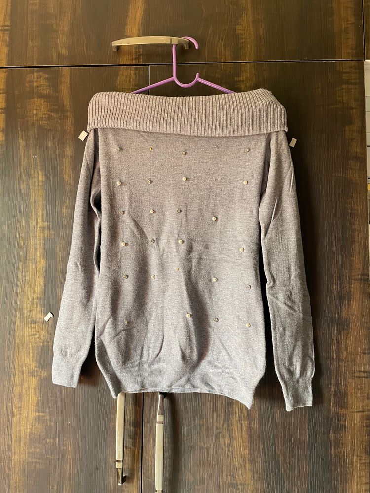 Highneck Sweater Tops