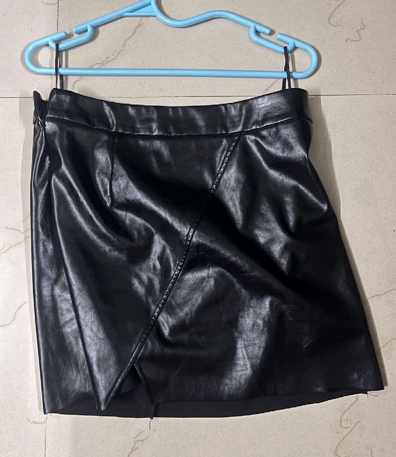 new Urbanic Leather A Line Slit Skirt