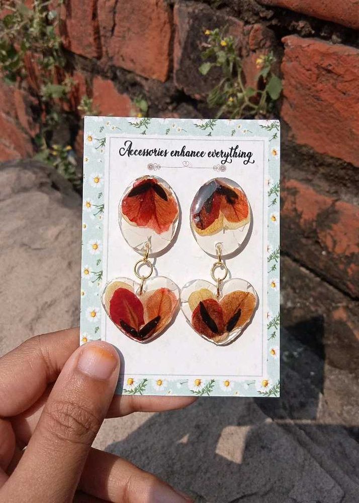 Hand made Resin Earing