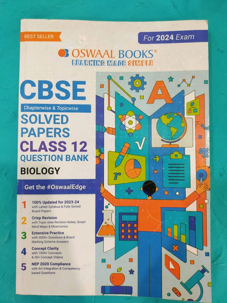 Oswaal CBSE class 12 Biology 10 Years Book