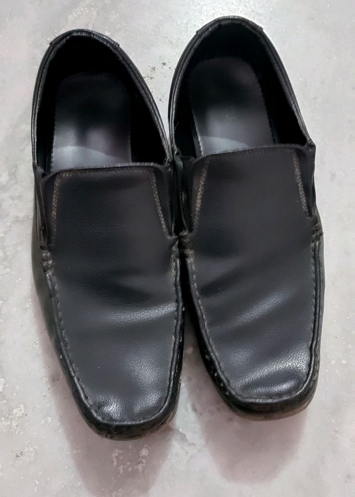 Mens Bata Black Shoes