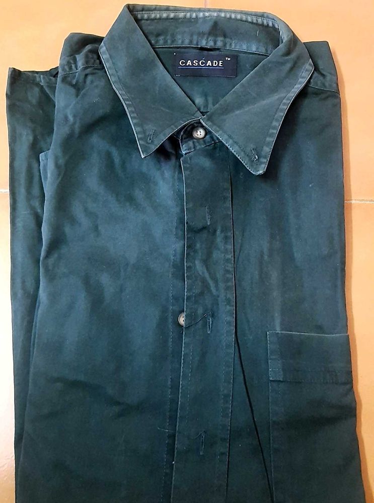 Dark Green Shirt | Formal | Casual