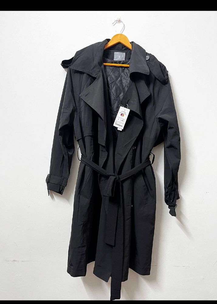 Black Long Trench Coat