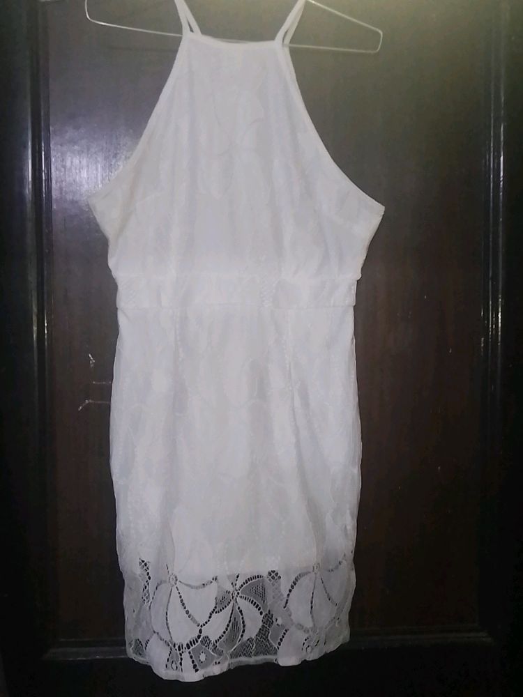 New Beautiful White Dress For Girls