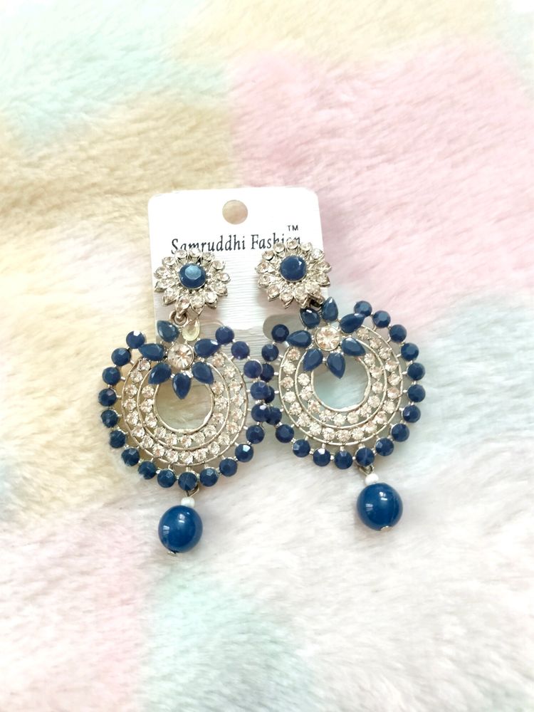 Blue Party Wear Earings