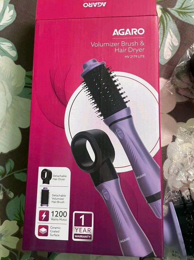 Agaro HV2179 LITE Hair Dryer & Volumizer Brush