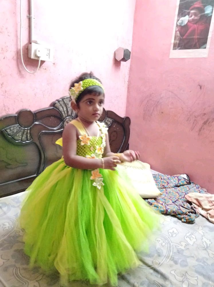 Green Dress 2 To 3 Age